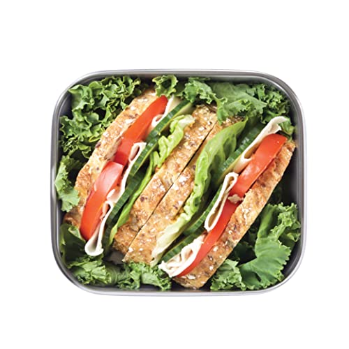 Smash Microwave Safe Stainless Steel Lunch/Sandwich/Meal Box, Pink - Image 3