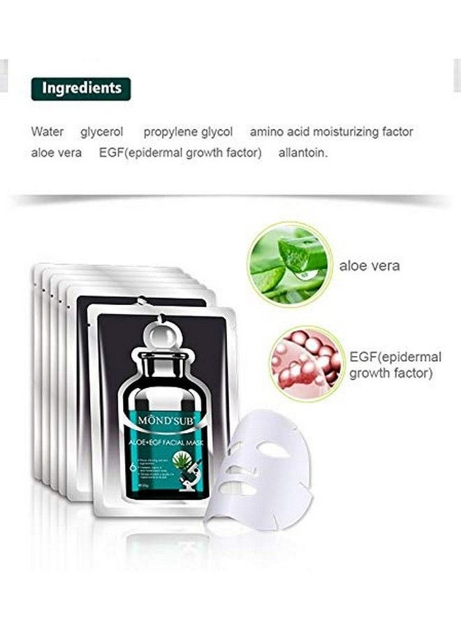 Mond'sub Aloe Vera Facial Mask Sheets 20 G (Pack Of 12)  - Image 3