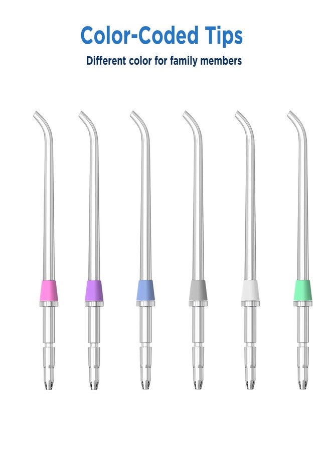 FreFeel Replacement Heads for Waterpik, Replacement Picks for Water Pik Water Flosser (6 Classic Jet Tips) - Image 4