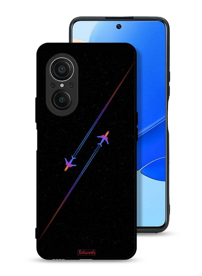 Tolwak غطاء حماية لهاتف هواوي نوفا 9 SE 4G برسومات طائرات - Image 1