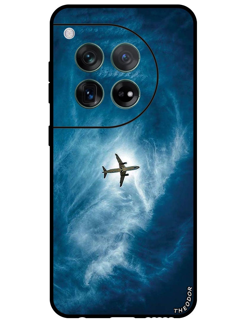 Theodor Protective Case Anti Scratch Shock Proof Bumper Cover For OnePlus 12 Plane In The Sky - Image 1