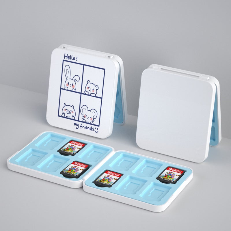 Nintendo Switch Magnetic Silicone Card Box 12 Ns Game Card Storage Box Peripheral Accessories Card Box - Image 1