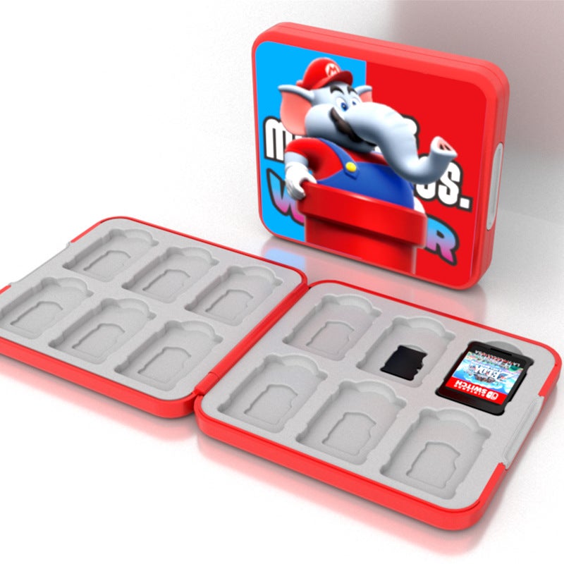 Nintendo Switch Magnetic Silicone Card Box 12 Ns Game Card Storage Box Peripheral Accessories Card Box - Image 2