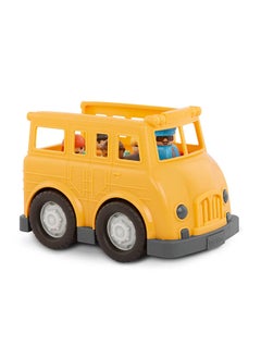 BATTAT Toy School Bus, Five figures including Driver, Loc-Bloc School Bus and Build on Vehicle Toy, Pre School Toys, Best Gift for Babies and Toddlers  - Image 4