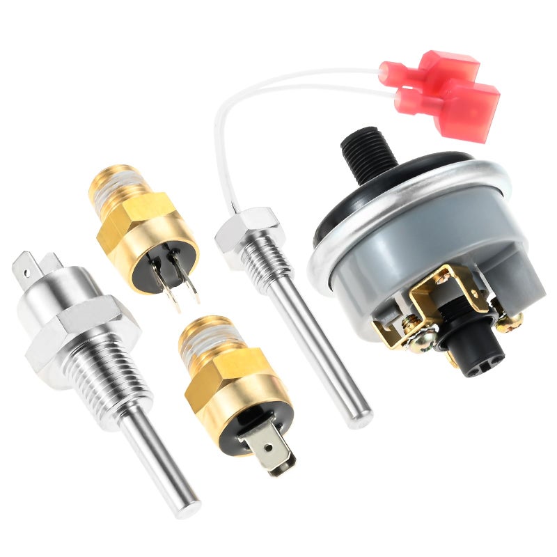 Lemfema Pool Heater Repair Kit 42002-0024S Stack Flue Sensor 42001-0053S Heater Thermistor, 42001-0060S 42002-0025S 42001-0063S High Limit Switch, Compatible with Pentair Master Temp & Max-E Therm - Image 1