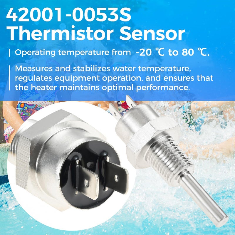 Lemfema Pool Heater Repair Kit 42002-0024S Stack Flue Sensor 42001-0053S Heater Thermistor, 42001-0060S 42002-0025S 42001-0063S High Limit Switch, Compatible with Pentair Master Temp & Max-E Therm - Image 4