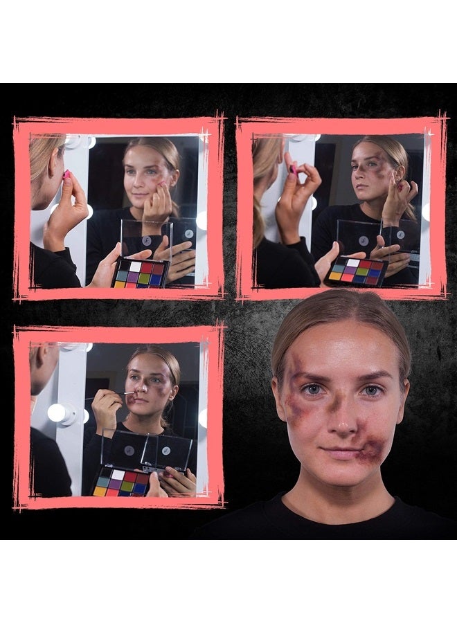 Narrative Cosmetics لوحة كريمة FX الأساسية بـ 12 لون، مكياج SFX مقاوم للماء وسريع الجفاف للمسرح، الأفلام، الأزياء، والكوسبلاي - Image 2
