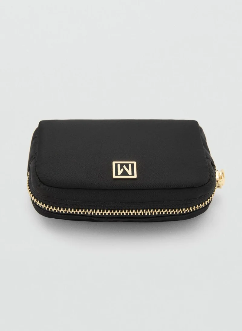 MANGO  Zipped nylon cosmetics bag for Women | Best Price UAE