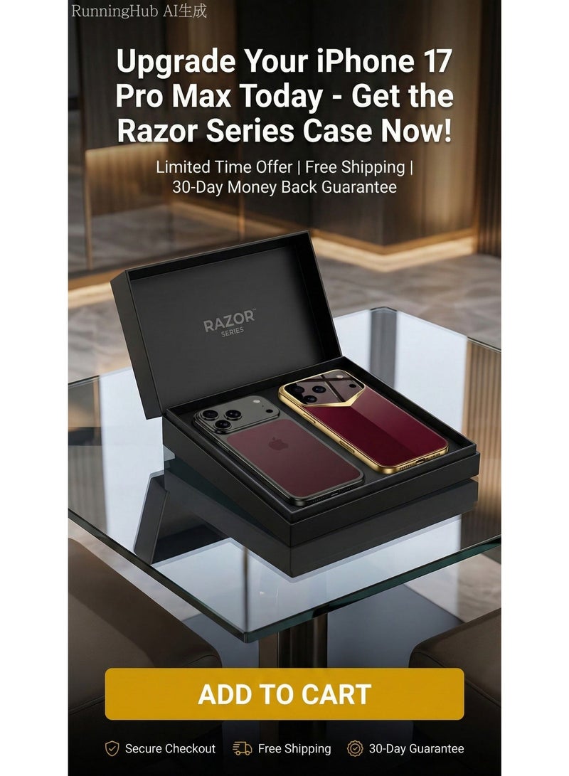 ThangCore iPhone17-Promax-Razor Series Business Creative Style Phone Case - Image 5