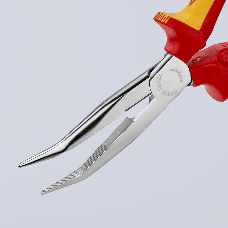 Knipex VDE Snipe Nose Side-Cutting Pliers - 200mm - Image 5
