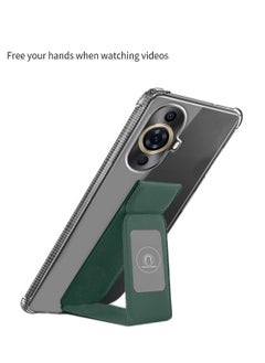 Techie Shockproof Airbag Hand Grip Clear Magnetic Absorption Holder Case Cover For  Huawei Nova 11  - Image 4