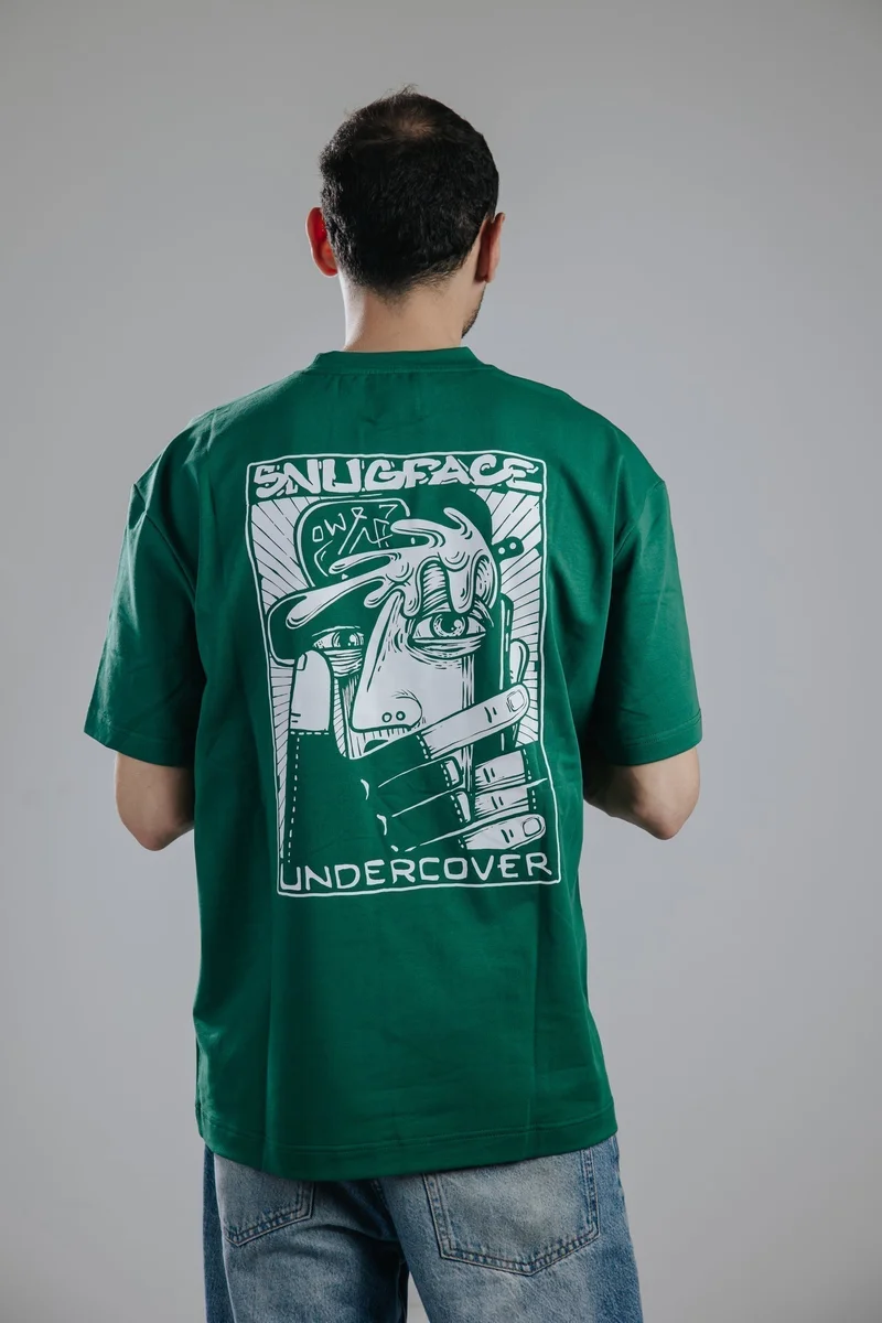 سناج فيس تيشيرتات رجالي مطبوعة واسعة من سنغ فيس