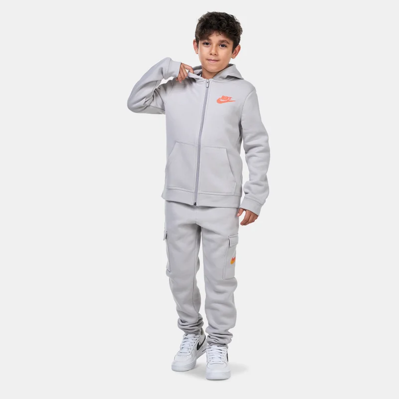 Nike Kids' Sportswear Fleece Full-Zip Graphic Hoodie