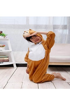 Brain Giggles Brain Giggles Monkey Animal Plush Costume Design Carnival Party Jumpsuit for Kids Boys and Girls Medium  - Image 2