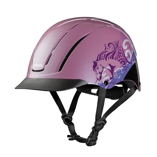 Troxel Spirit Full Coverage Horse Riding Helmet, Low-Profile & Adjustable, Safety Horseback Riding Gear, Extra Small (6-1/4-6-1/2), Pink Dreamscape - Image 1