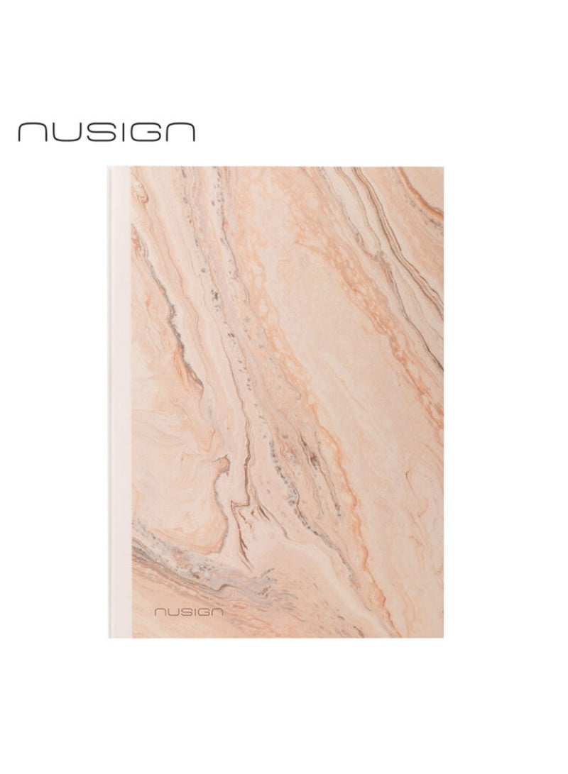 NUSIGN 1-Piece A5 Size Premium Leather Cover Notebook 96 Sheets - Image 2