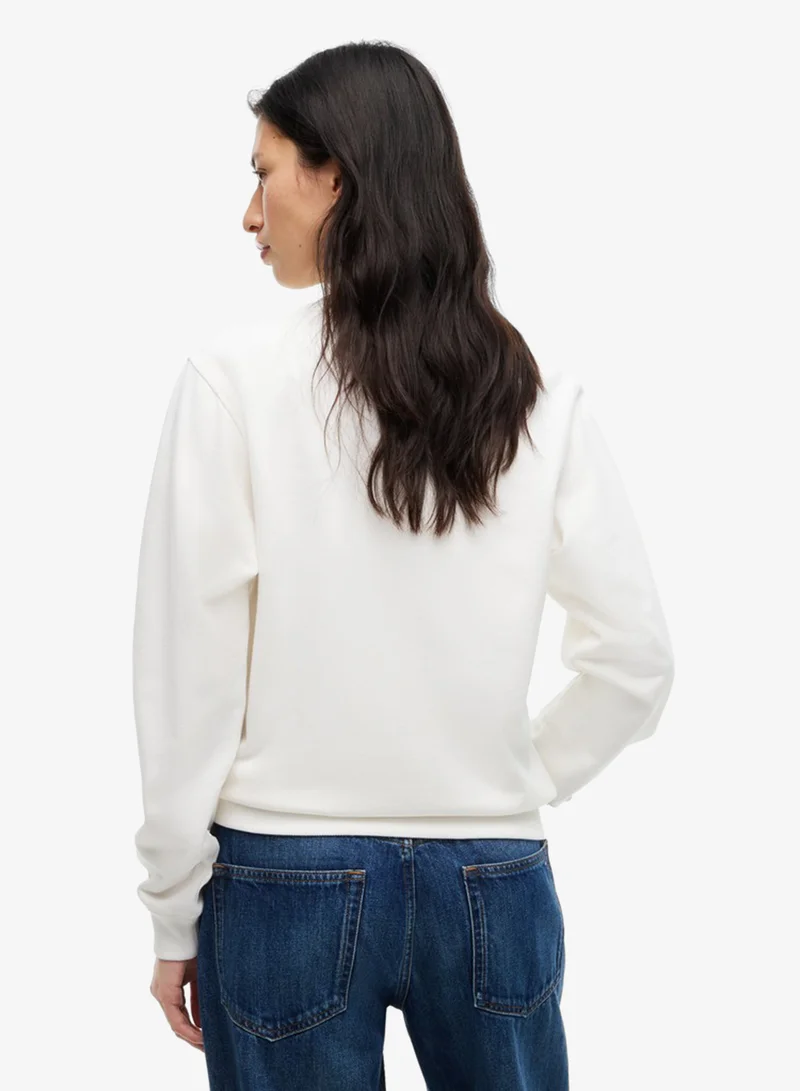 Tommy Jeans Tommy Flag Badge Crew Neck Sweatshirt
