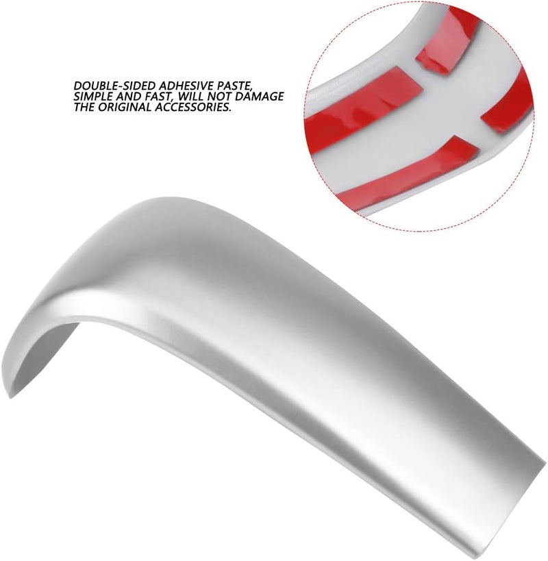 woobles Shift Knob Trim, for Land Cruiser Prado J150 2010-2017, Car Center Gear Shift Knob Cover Chrome Color - Image 3