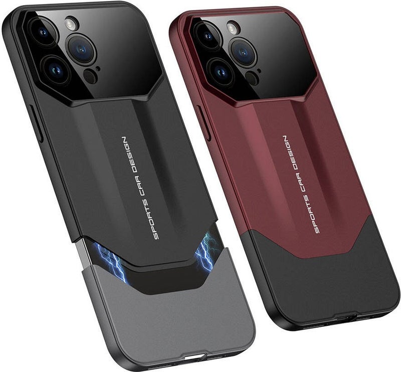 Rona Store Apple iPhone 14 Pro Max Case Double Piece Zore Ays Pro Dual Cover-Black-Grey  - Image 5