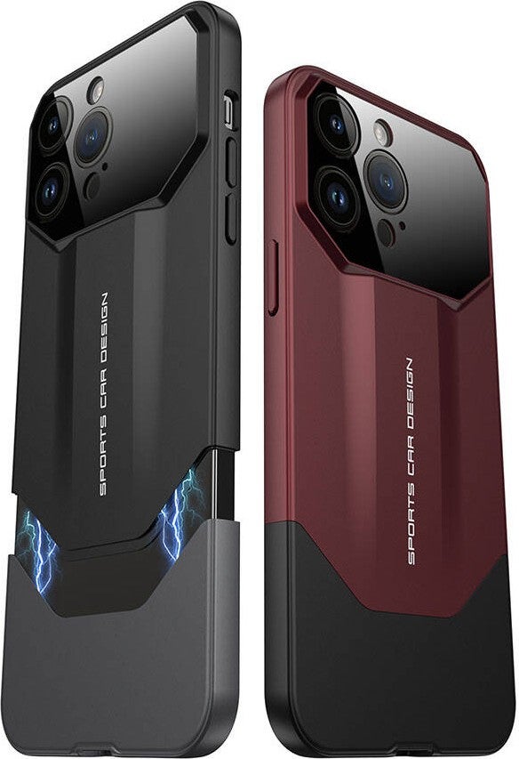 Rona Store Apple iPhone 14 Pro Max Case Double Piece Zore Ays Pro Dual Cover-Black-Grey  - Image 3