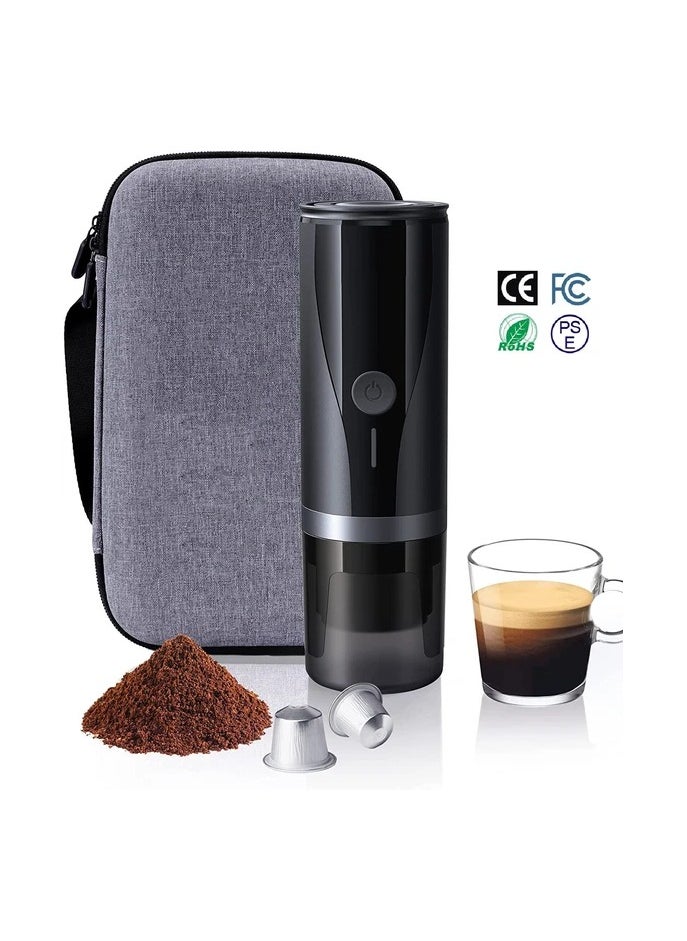 ecoffee Portable Espresso maker, Self heating, Compatible with capsules and coffee powder, 20 bar pump, Perfect for outdoor, travel, office and home (MULTI COLOR)  - Image 4
