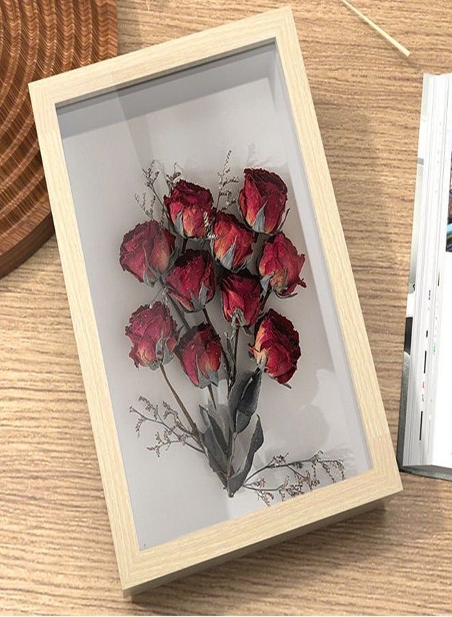 Picture Frame for Filling, Deep Picture Frame for Filling, 11.7 x 16.7 cm, Deep Frame for Wall and Desktop, 3D Object Frame, Deep 3 cm, Suitable for Three-Dimensional Wall Decoration, Wood - Image 5