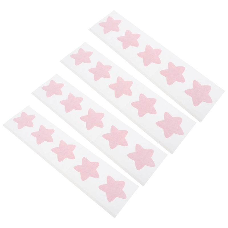 Creative Star Shaped Bandages 20pcs Red Cartoon Adhesive Fingertip Covers For Small Wounds - Image 2