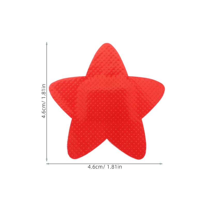 Creative Star Shaped Bandages 20pcs Red Cartoon Adhesive Fingertip Covers For Small Wounds - Image 3