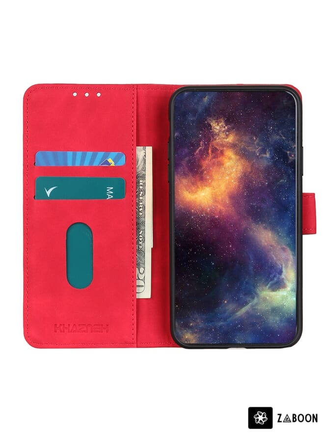 Zaboon Protective Case For Honor X7A KHAZNEH Retro Texture Flip Leather - Image 3