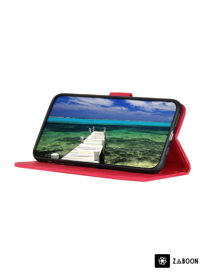 Zaboon Protective Case For Honor X7A KHAZNEH Retro Texture Flip Leather - Image 5