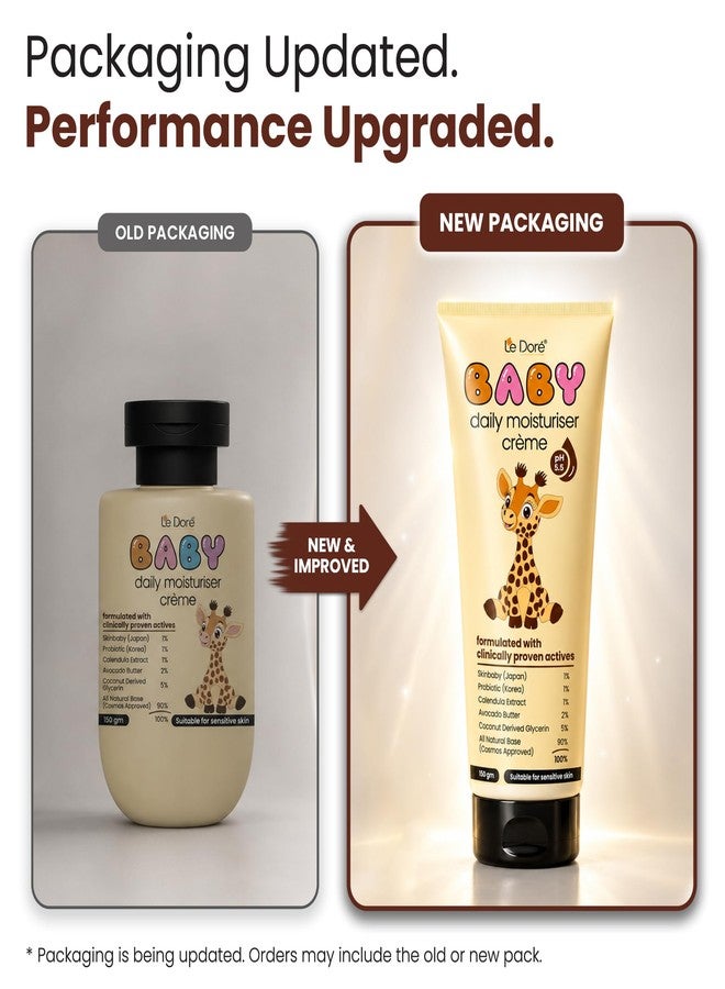 Le Dore Baby Daily Moisturizing Lotion | Suitable For Baby’s Delicate Skin | With Japanese & Korean Ingredients | Hypoallergenic, Sulfate and Paraben-Free | Skin Friendly Ph | COSMOS Approved | 150g - Image 2
