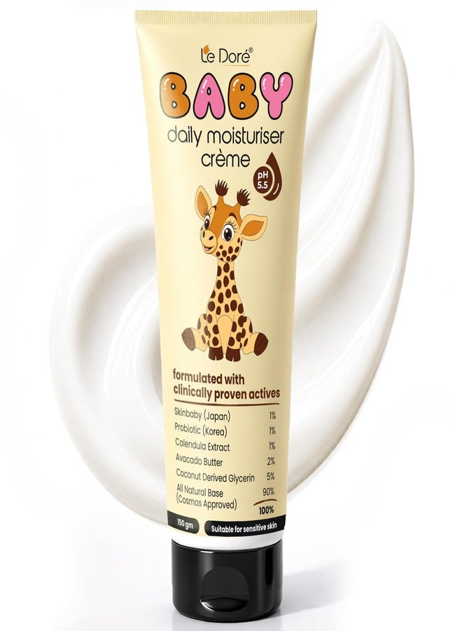 Le Dore Baby Daily Moisturizing Lotion | Suitable For Baby’s Delicate Skin | With Japanese & Korean Ingredients | Hypoallergenic, Sulfate and Paraben-Free | Skin Friendly Ph | COSMOS Approved | 150g - Image 1