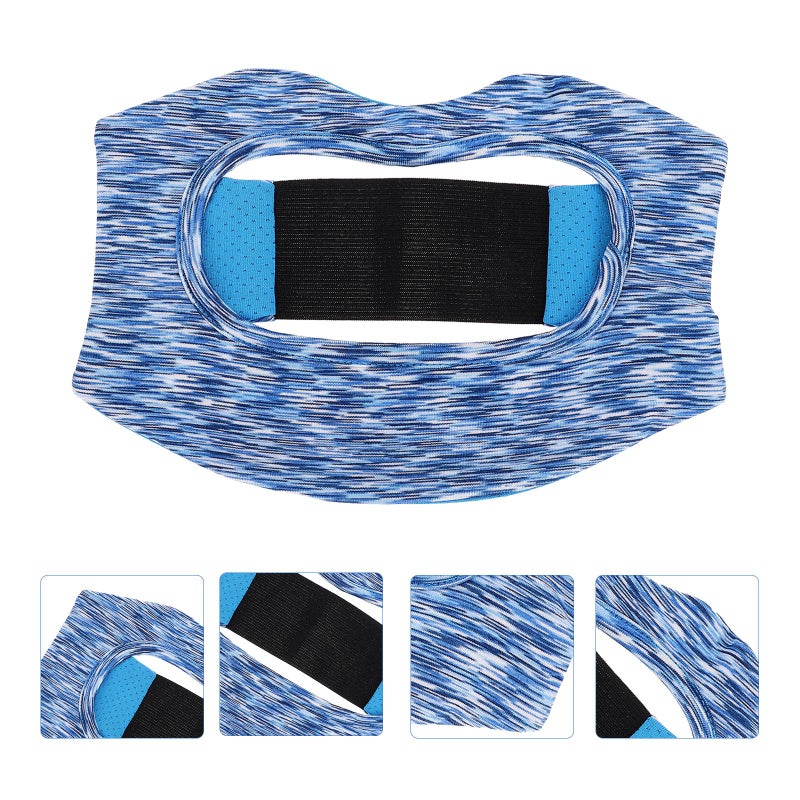 Breathable Blue Mesh VR Headset Padding Cover Sweat Absorbent Quick Dry for Adults - Image 5