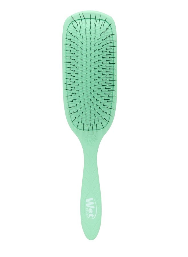Wet Brush Go Green Paddle Detangler Hair Brush, Green - Ultra-Soft IntelliFlex Detangling Bristles with AquaVent Design For Spreading Hair Treatments Evenly - Pain-Free For Wet & Dry Hair - Image 1