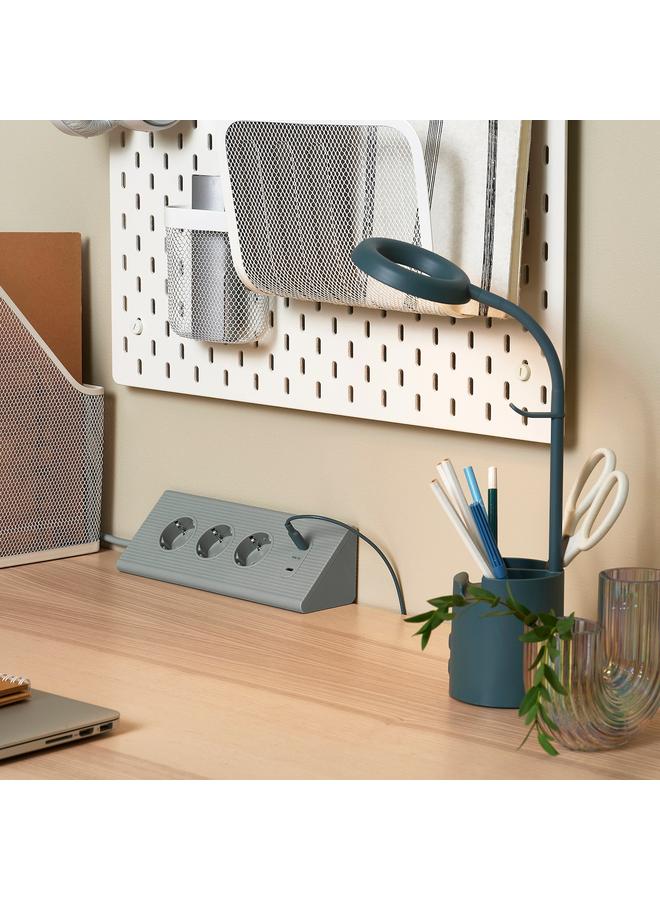 erorex Led Work Lamp, With Storage Dimmable/Turquoise - Image 3