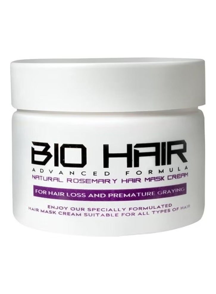 Bio Hair Care Bio Hair Mask Cream with Rosemary Extract for Hair Loss & Premature Graying