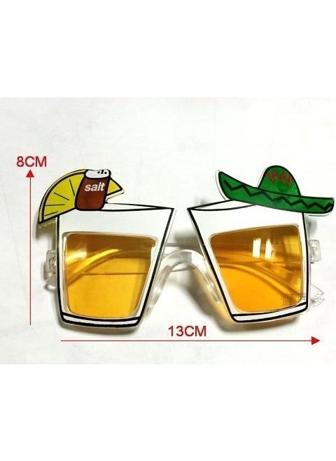 Himarry - Mexican Hat Party Glasses Gold Color - Image 1