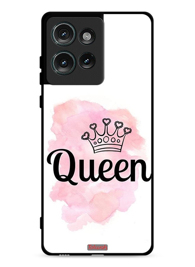Tolwak Motorola Edge 50 Protective Case Cover Queen Art - Image 1