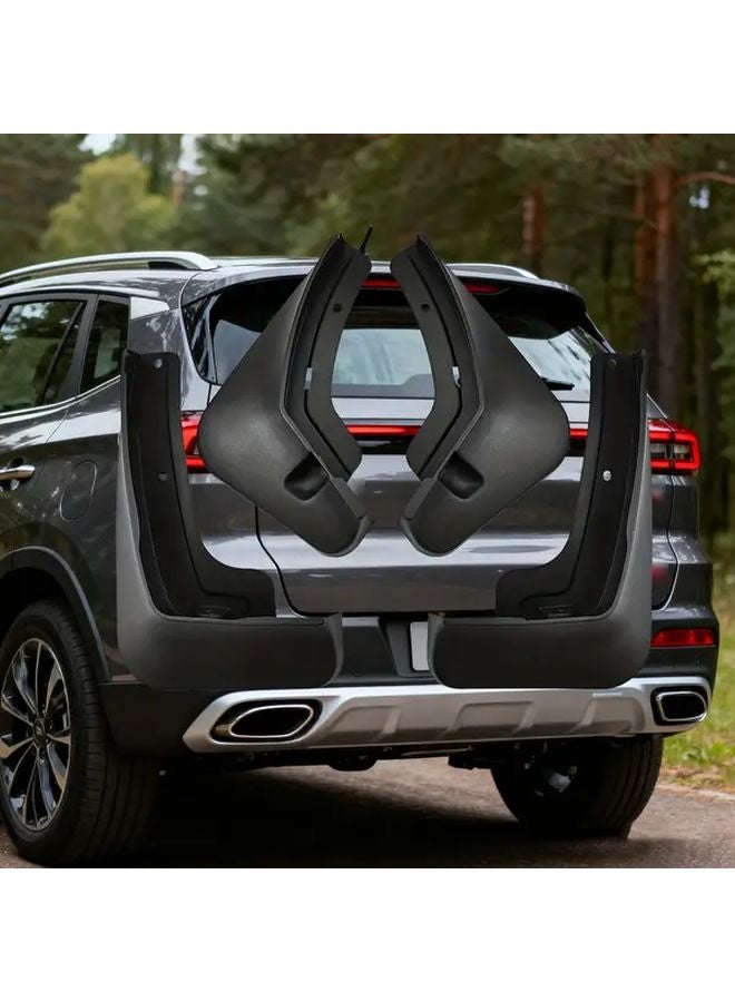 4pcs Car Mud Flaps For Chery Tiggo 4 Pro 2025 Durable Scratch Resistant Bumper Guards - Image 2
