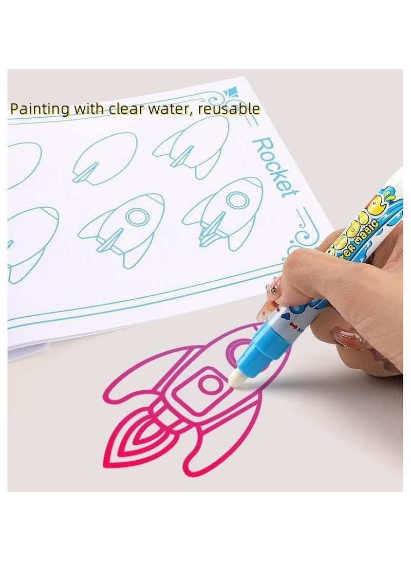 Water Doodle Magic Mat,Larger 100x80cm Water Drawing Painting Pad Educational Toys Birthday Gift for Kids - Forest Insects  - Image 5