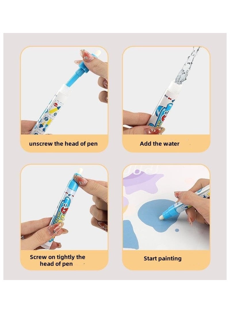 Water Doodle Magic Mat,Larger 100x80cm Water Drawing Painting Pad Educational Toys Birthday Gift for Kids - Forest Insects  - Image 4