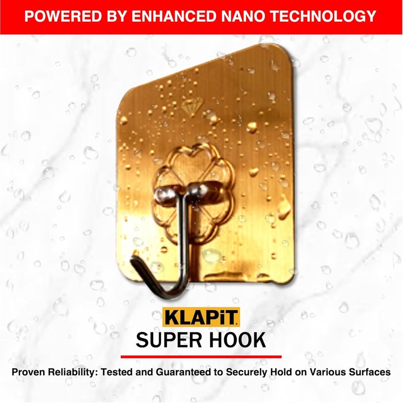KLAPiT Super Hook - Heavy Duty Adhesive Wall Hook - Image 3