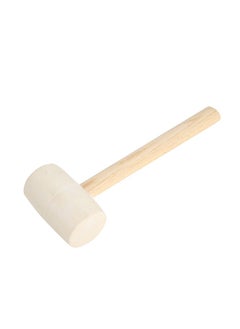 LAWAZIM Rubber Mallet with Wooden Handle - 700g - Non-Marring Shock-Absorbing Hammer for Flooring, DIY, and Construction - Ergonomic Anti-Slip Grip for Home Improvement, Woodworking, and Tent Camping  - Image 1
