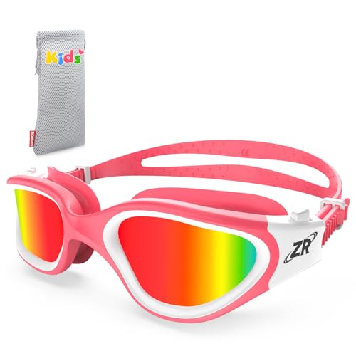 ZIONOR Kids Swim Goggles, G1 MINI UV Protection Anti-Fog Polarized Swimming Goggles for Age 6-14 - Image 1