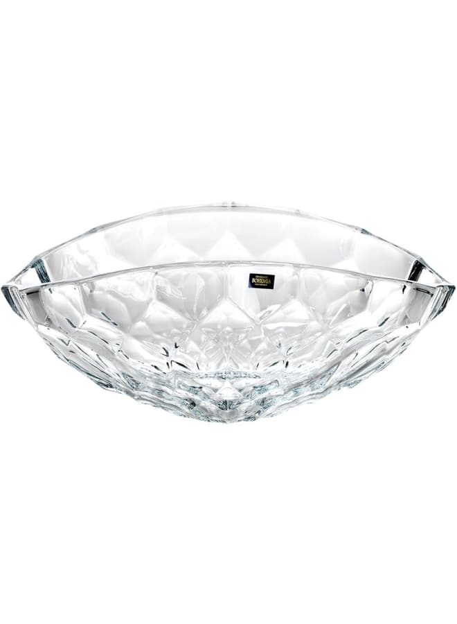 Bohemia Crystalite Honey Plate 40.5 Cm