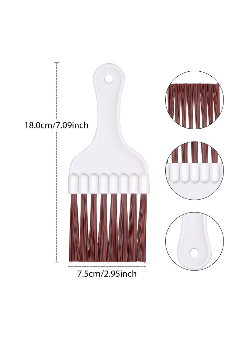 KASTWAVE 4 Pieces Air Conditioner Condenser Fin Cleaning Brush Coil Comb Stainless Steel Refrigerator Cleaner Whisk - Image 4