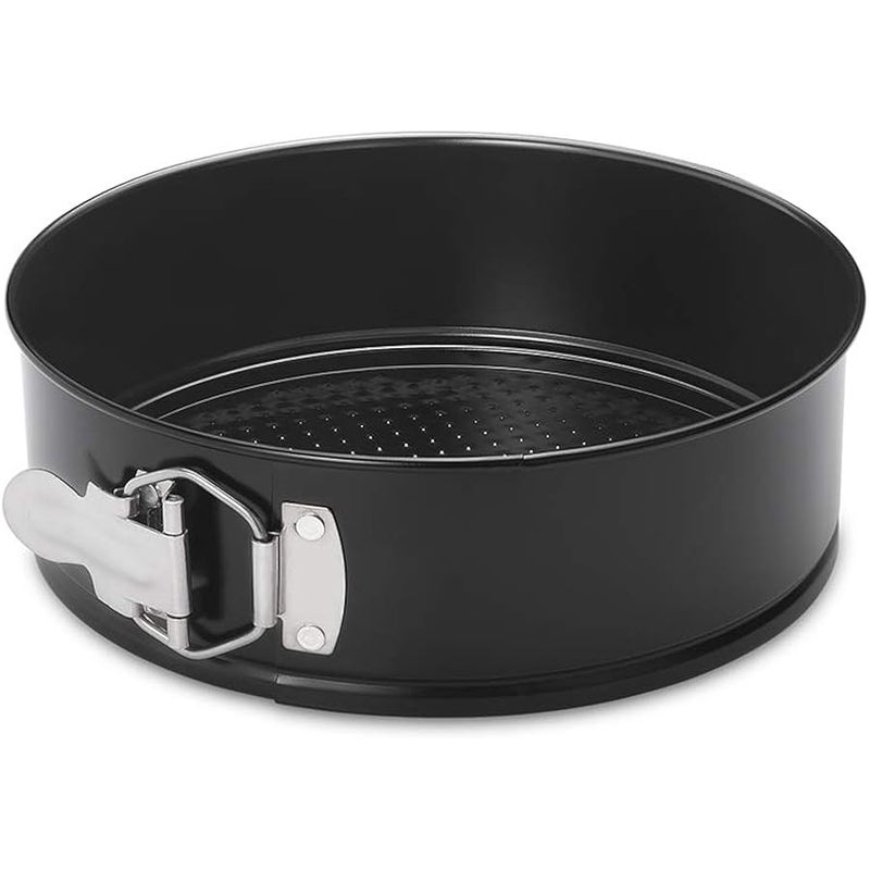 Hiware 8 Inch Non-stick Springform Pan with Removable Bottom - Leakproof Cheesecake Pan with 50 Pcs Parchment Paper - Image 1