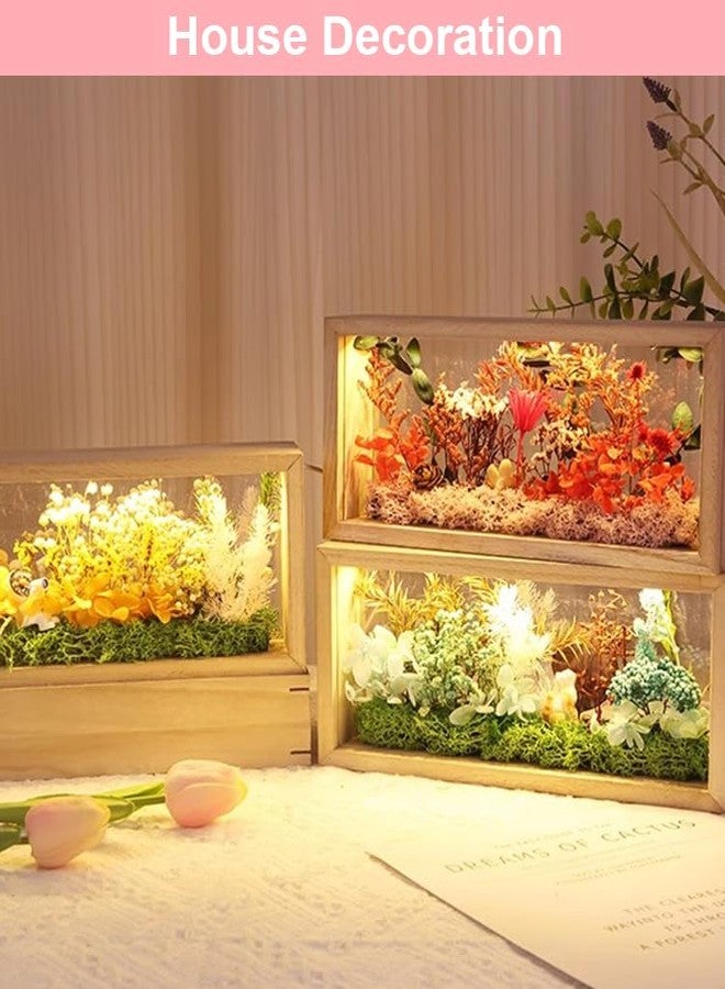 Hiflyer أزهار مجففة حقيقية للأعمال اليدوية، أزهار مجففة طبيعية مختلطة، أزهار مضغوطة طبيعية للمزهريات، أزهار مجففة للأعمال اليدوية، أزهار مجففة للراتنج، أزهار مجففة يمكنك صنعها بنفسك للزينة (وردي + بيج) - Image 4