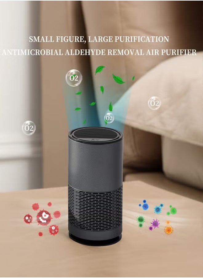 MIXDE - Air Purifier for Home Desktop Air Cleaner for Bedroom Office Car - Image 1
