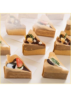 Generic 100-Piece Bread Sandwich Burger Fries Food Grade Oil Proof Paper, Wrapping Baking Tools Gift Tissue, Cake Packaging Paper 18x18cm  - Image 3